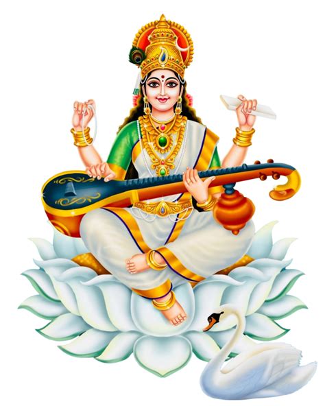 Saraswati Mata Png Image