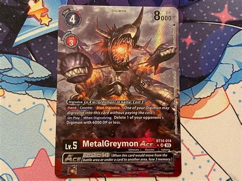 Yahoo オークション MetalGreymon Ace Alternate Art Foil BT14 01