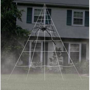 All About Holidays » Giant Spider Web Decoration