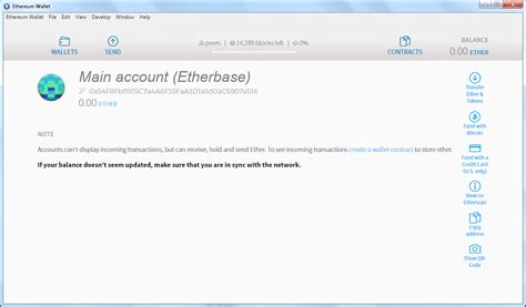 can't see ether in ethereum wallet - Ethereum Stack Exchange