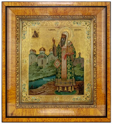 Икона «Святой Алексий Митрополит Московский», Россия, Владимирская ...