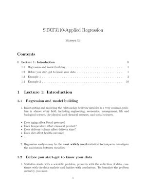 Hw This Is Applied Regression Hw Problem For The Prostate Data