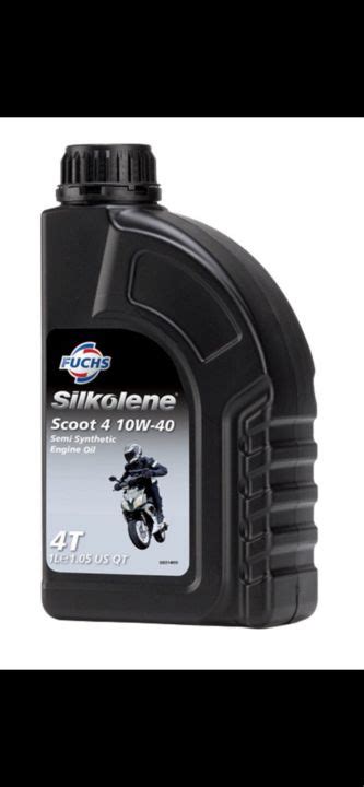 Fuchs Silkolene Scoot 4 10W 40 1L Super Semi Synthetic Engine Oil