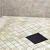 Orhemus Square Shower Floor Drain With Removable Cover Grid Grate