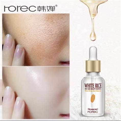 Rorec White Rice Serum Reduces Wrinkles And Lighten Dark Spots Pore