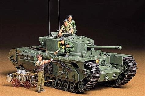 British Churchill Mk Vii Infantry Tank Mk Iv Kit 35 Scale Tamiya 35210