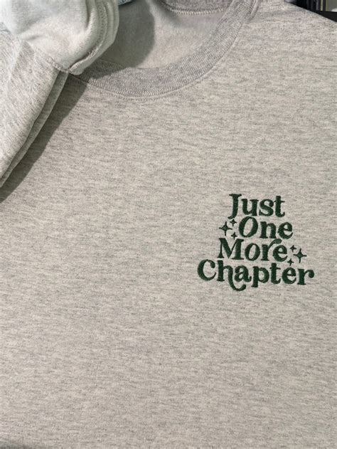 Just One More Chapter – Presto's Magical Creations