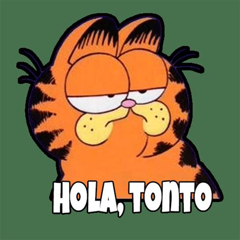 Garfield Grosero Stickers Para WhatsApp