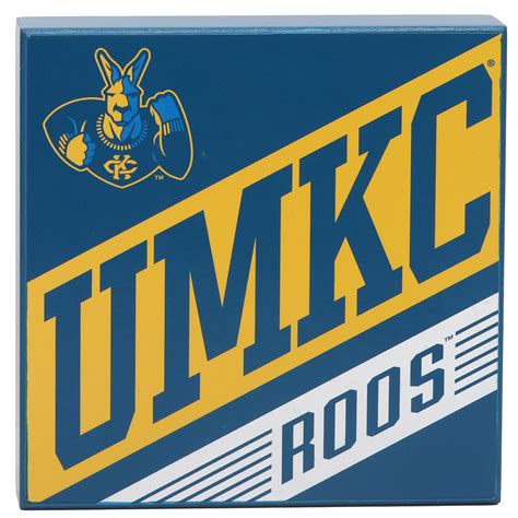 University of Missouri Kansas City Roos Wood Wall Décor | Open Road Brands