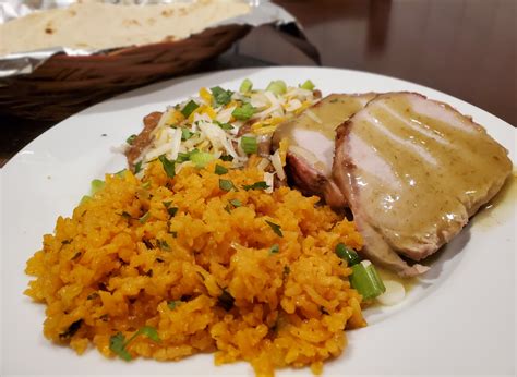 Mexican Roasted Pork Loin with Refried Beans | urcookin