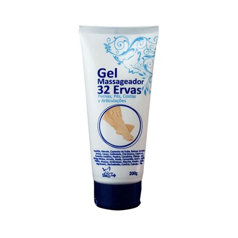 San Jully Gel Massageador 32 Ervas 200Gr Polyser Distribuidora De