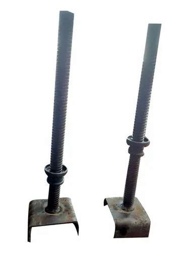 Adjustable Mild Steel U Head Scaffolding Jack Dimension 6x8 Inches