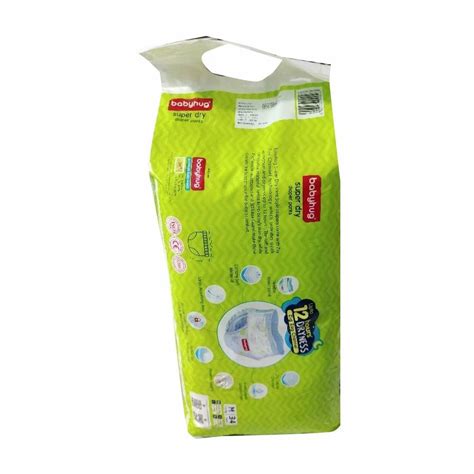 Plain Babyhug Super Dry Baby Diaper Pant Packaging Size Medium Age