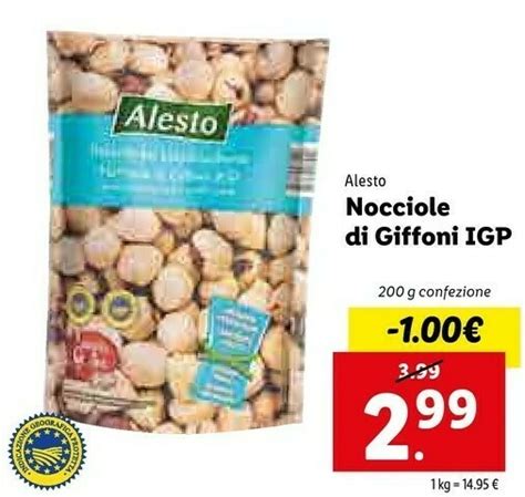 Offerta Alesto Nocciole Di Giffoni Igp Nel Volantino Di Lidl