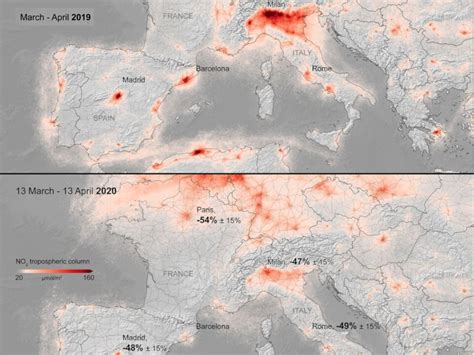 Meteo E Coronavirus Inquinamento Ridotto In Europa Ecco Il Suggestivo