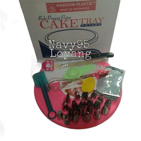 Jual Set 02 Paket Dekorasi Kue Ulang Tahun Alat Hias Kue Alat Kue Tart