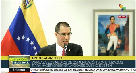 Telesur Tv On Twitter Envivo Canciller De Venezuela Jaarreaza