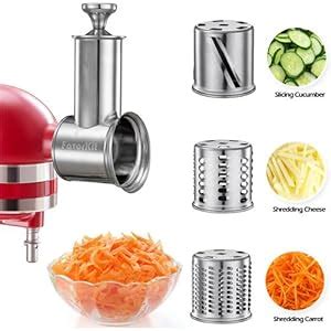 Amazon Favorkit Stainless Steel Slicer Shredder Attachment For