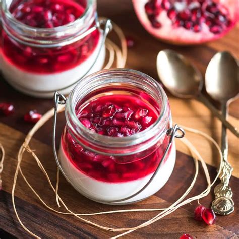 Gordon Ramsays Pomegranate Panna Cotta Recipe