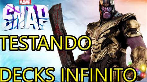 Testando Decks No Infinito Marvel Snap Youtube