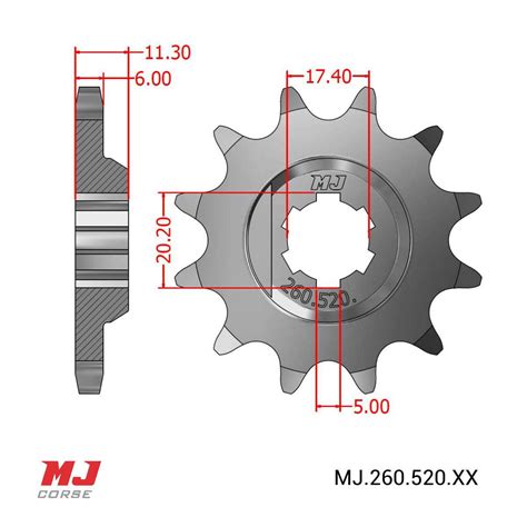 Ritzel F R Montesa Cota Eje Estriado Mj Corse