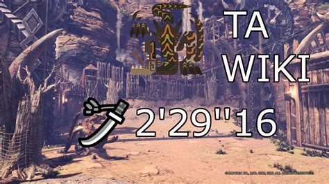 MHW I PC Brute Tigrex Longsword 2 29 16 TA Wiki Rules YouTube