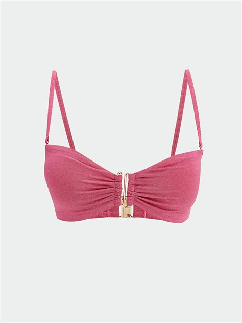 LCW DREAM Pembe Parlak Görünümlü Kadın Bikini Üst S BR Z DDL LCW