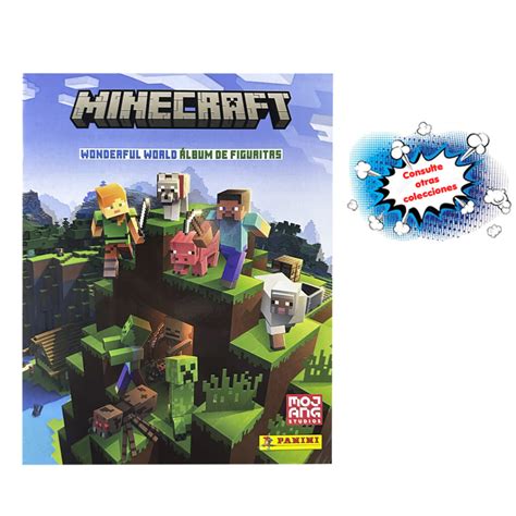 ÁLBUM de figuritas Minecraft Cod 8018190033151 Abajo Precios