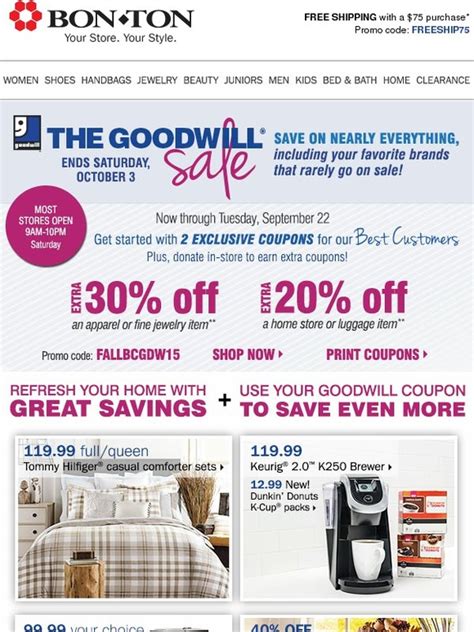 Goodwill Coupons Printable