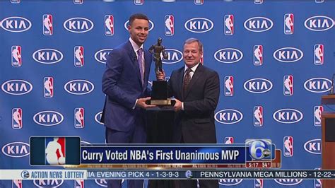 Stephen Curry Is First Unanimous Nba Mvp Takes Honor Again 6abc