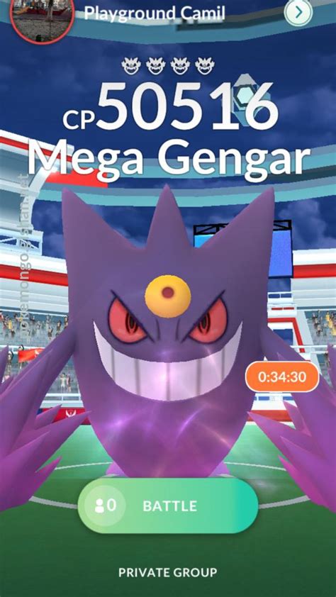 Mega Gengar Raid Boss Pokemon Go