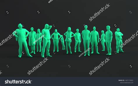 3d People Group Illustraiton Design Stock Illustration 1427173922 ...