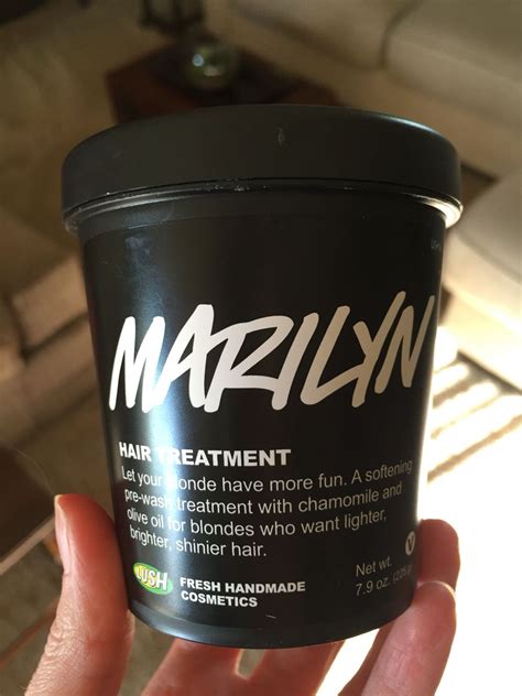 Marilyn By Lush Review Before And After Pictures All Natural Lightening For Blondes Lush