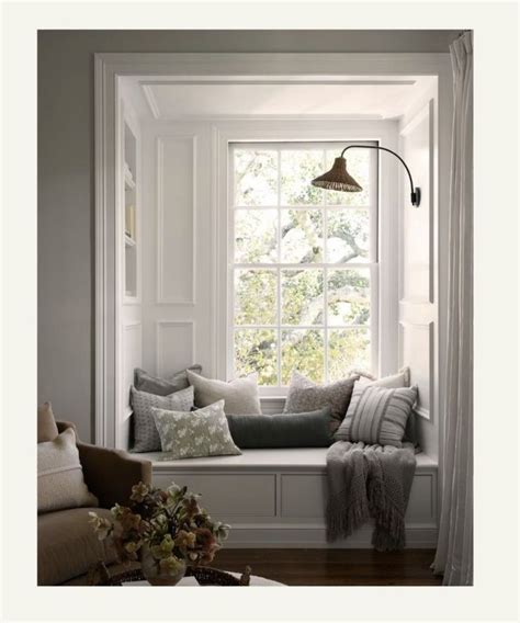 Great room window seat | Home living room, Home bedroom, Living room inspiration