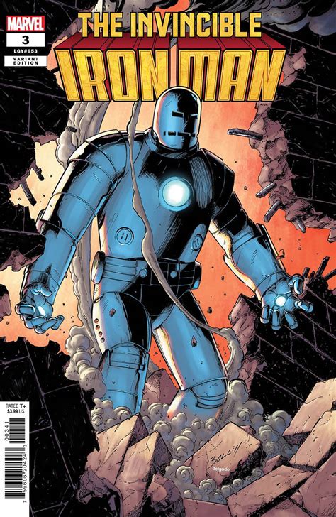 NOV220970 INVINCIBLE IRON MAN 3 25 COPY INCV BAGLEY VAR Previews World