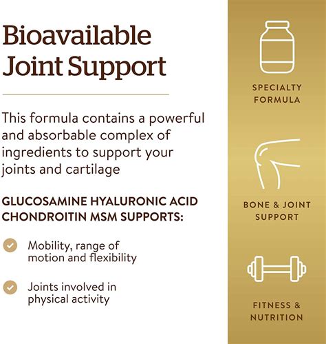 Optimized Meta Title: Solgar Glucosamine & Hyaluronic Acid ...