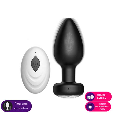 Plug Anal Controle Remoto Recarregável Sexo Anal Sexshop Shopee Brasil
