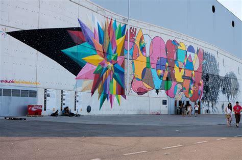 Okuda X Suso33 X Sixe Paredes New Mural In Madrid Spain