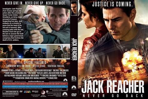 Jack Reacher Never Go Back 2016 Dvd Custom Cover Jack Reacher