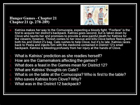 The Hunger Games Summary Chapter Aqeebanileah