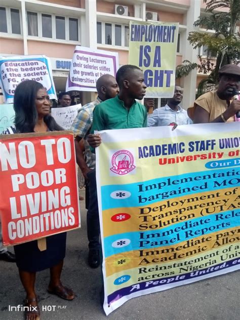 Ui Asuu Protests Half Pay Asks Fg To Honour Agreements