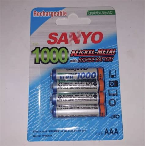 Baterai Charger SANYO 1100Mah AAA 1 2V 1 2V Batre Cas A3 Sanyo