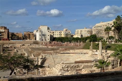 The Ruins in Alexandria stock image. Image of colorful - 62982353