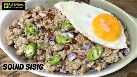 Squid Sisig Recipe Youtube