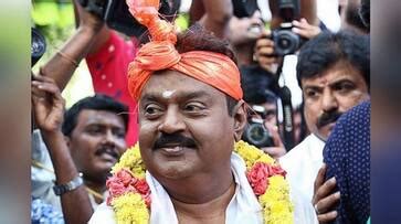 Vijayakanth last movie : கம்பீரக் குரலோடு பொறிபறக்க டயலாக் பேசிய ...