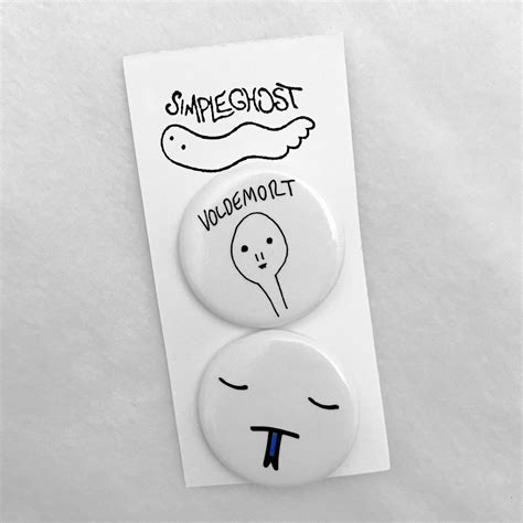 voldemort/snakeface button set – simpleghost