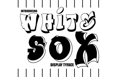 White Sox Font By Ktwop · Creative Fabrica