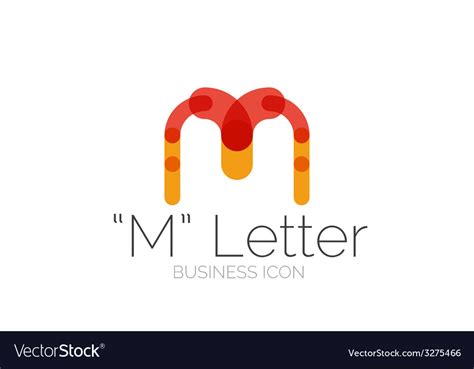 Minimal font or letter logo design Royalty Free Vector Image