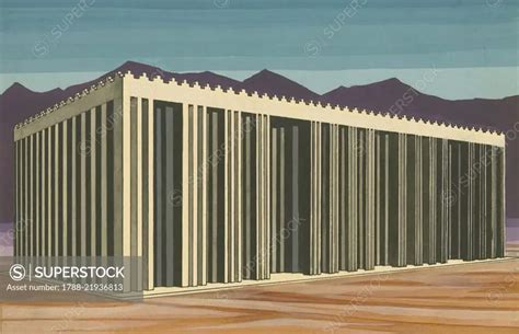 Reconstruction of the temple of Uruk, Mesopotamia, Iraq, Sumerian ...