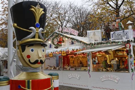 Christmas Market On Place Carnot Editorial Stock Image Image Of Visit